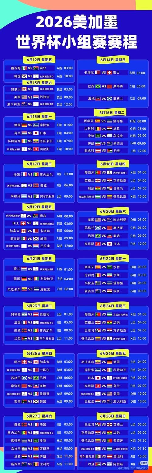 2026世界杯直播一览完整安排直播平台 2026世界杯直播一览完整安排直播平台